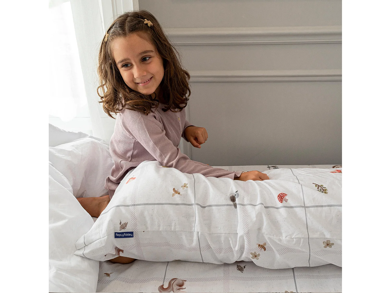 Dekbedovertrekset 2-delig 140x200 cm (Bed 80) Woods animals