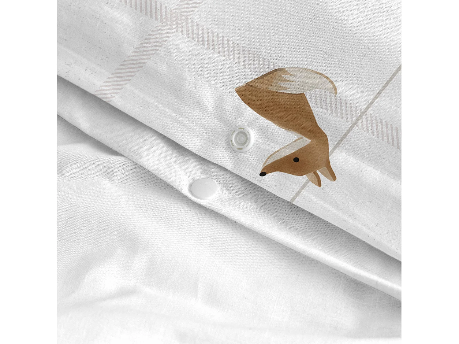 Dekbedovertrekset 2-delig 140x200 cm (Bed 80) Woods animals