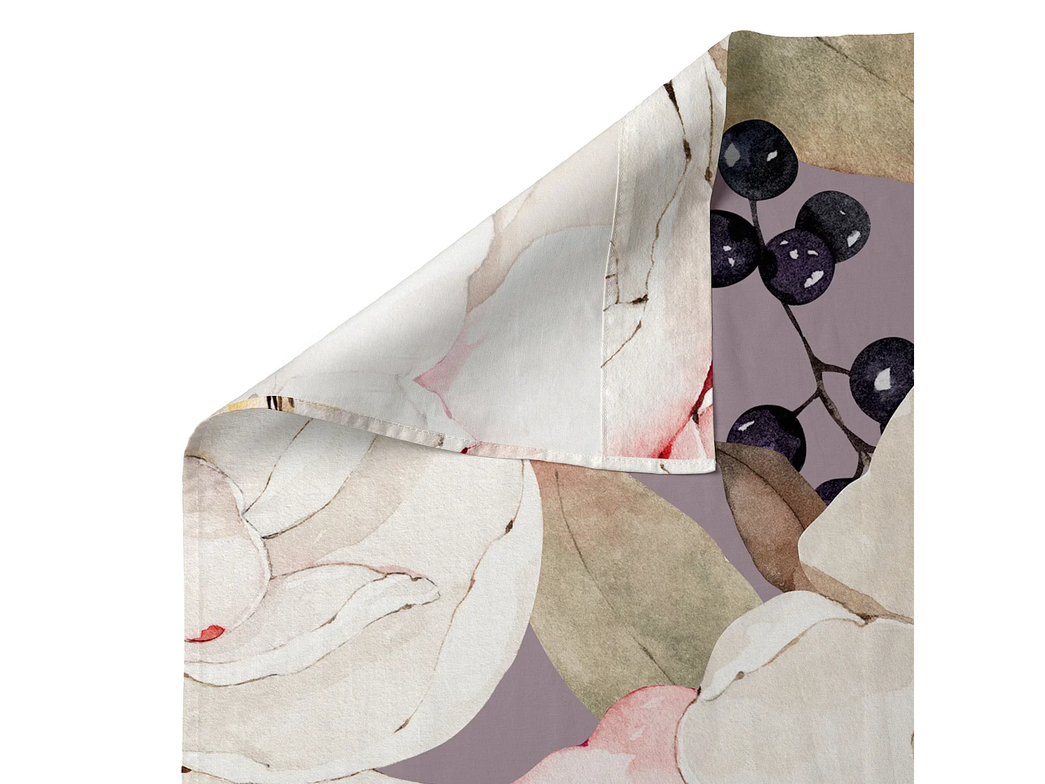 Sábana 180x270 cm (Cama 105) White peonies