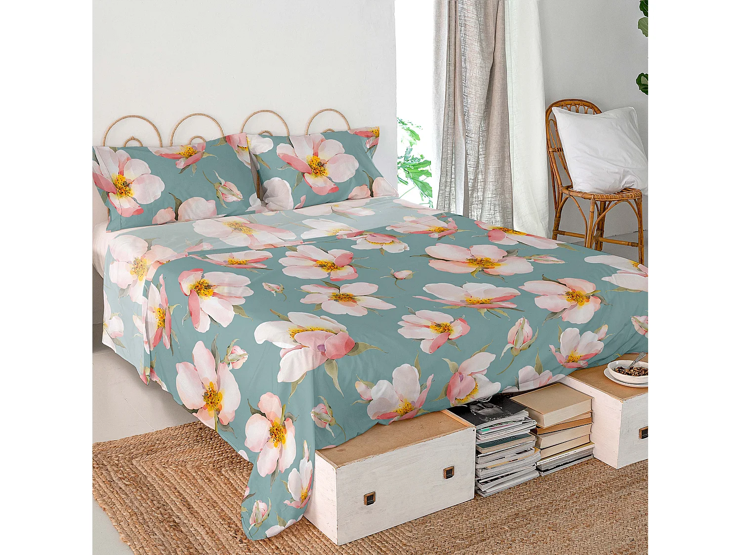 Drap 210x270 cm (Lit 135/140) Spring blossom