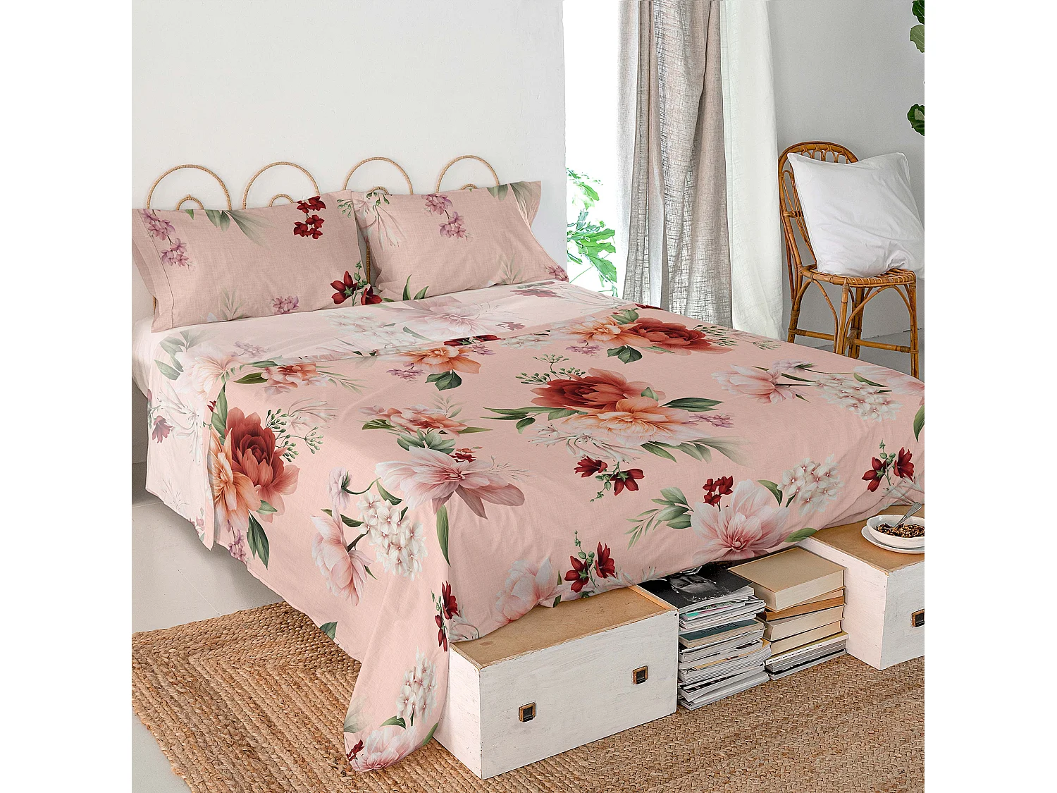 Drap 180x270 cm (Lit 105) Summer floral