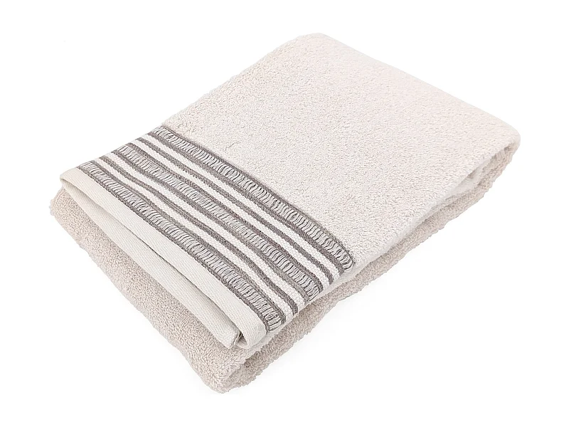 Drap de douche pur coton 70x140 cm 500 g/m2 collection DRY beige