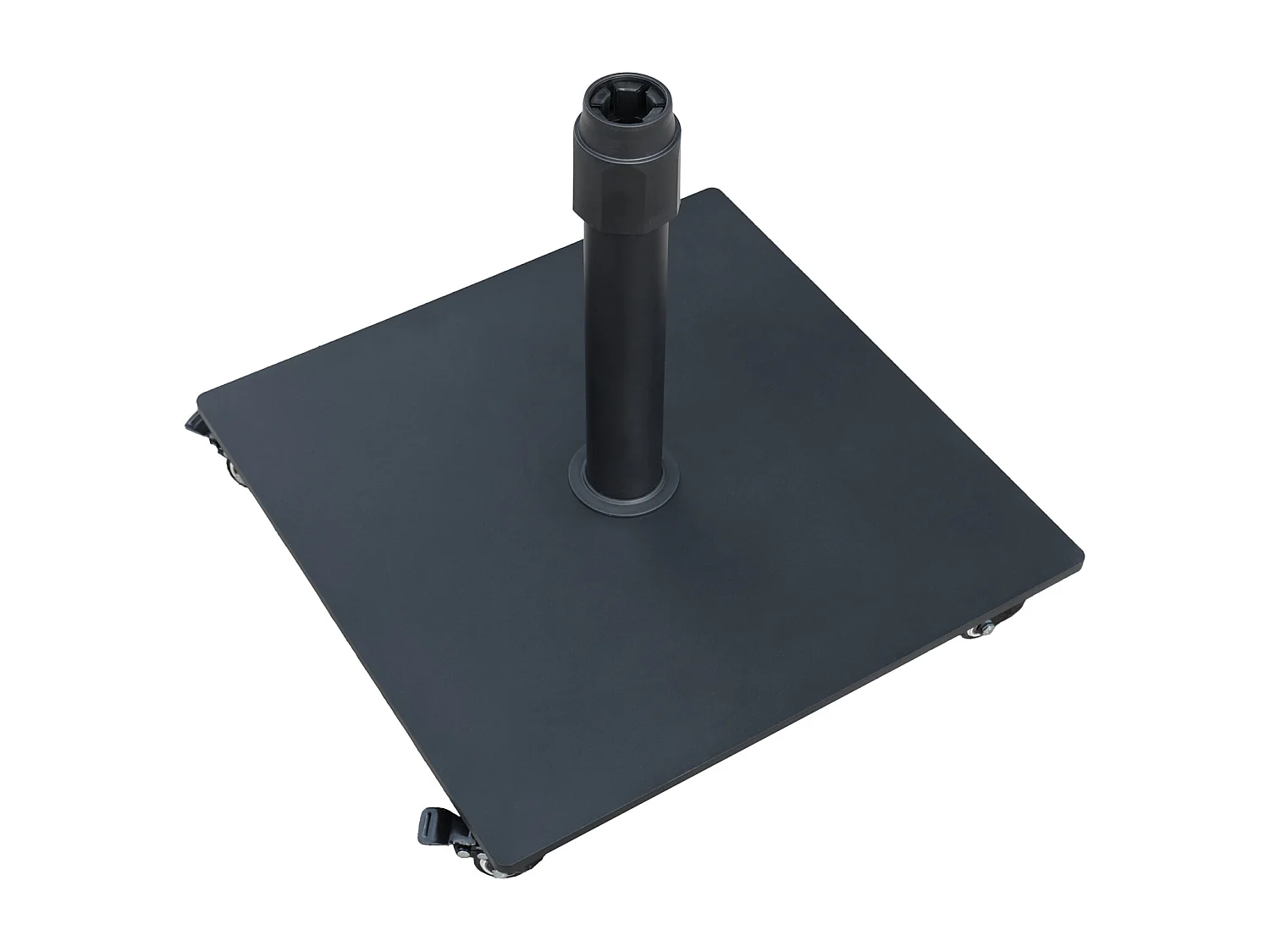 Pied de parasol droit avec roulettes VANNES - HAPPY GARDEN