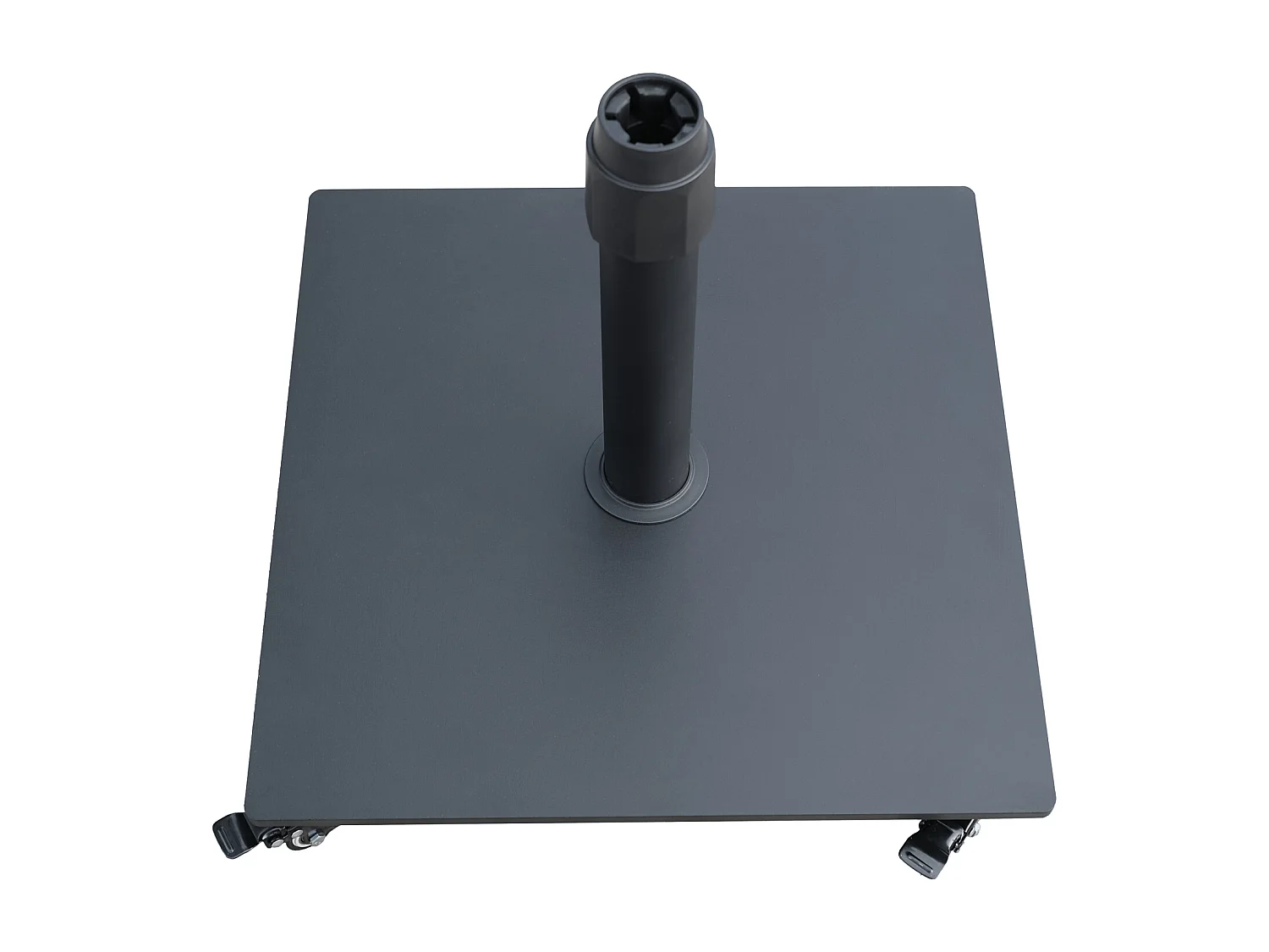 Pied de parasol droit avec roulettes VANNES - HAPPY GARDEN