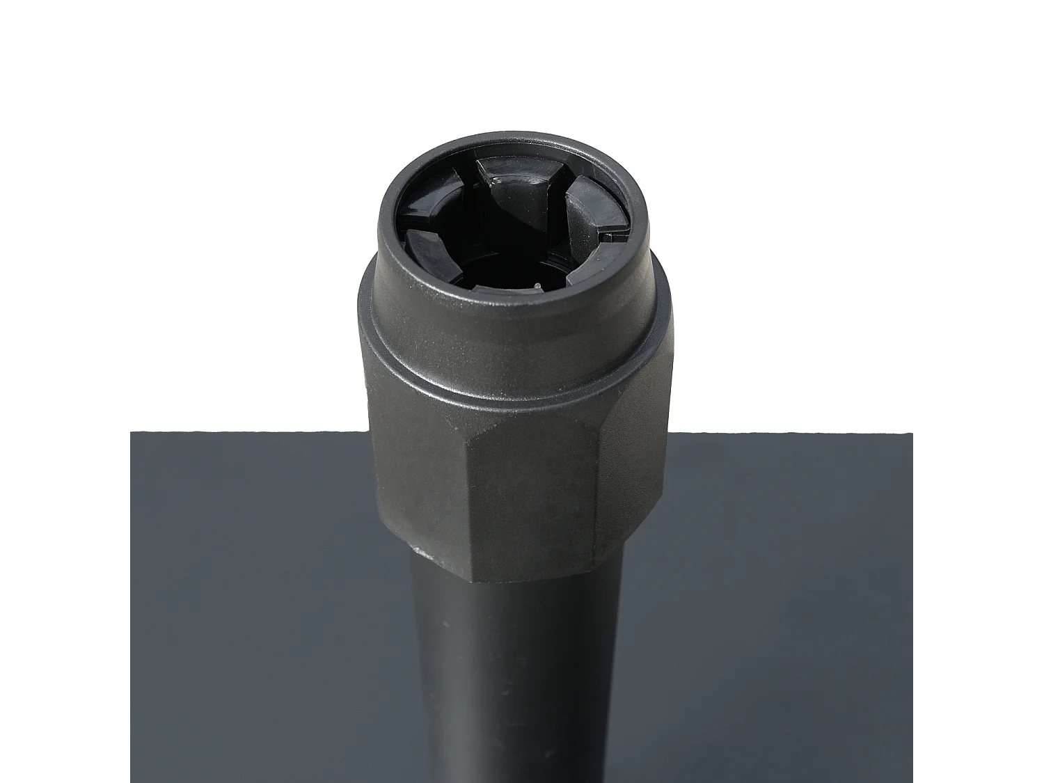 Pied de parasol droit avec roulettes VANNES - HAPPY GARDEN