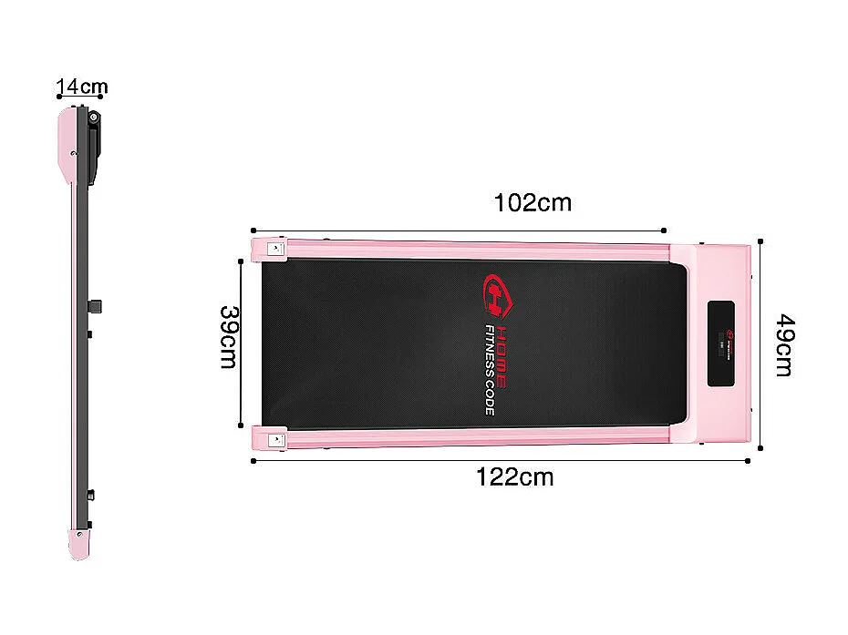 Elektrisches Laufband mit LCD -Display für Home Office -Übung
