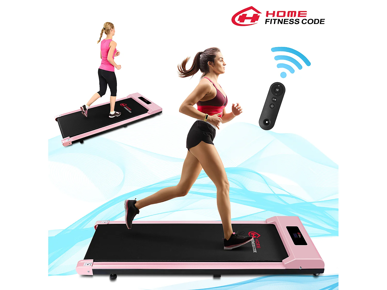 Tapis roulant électrique avec écran LCD pour l'exercice du bureau à domicile