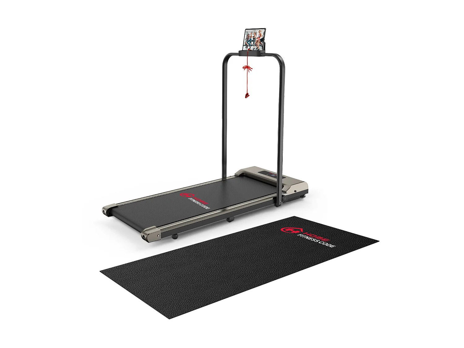 2 po en tapis roulant pliant électrique avec écran LCD Cadre renforcé pour le bureau à domicile