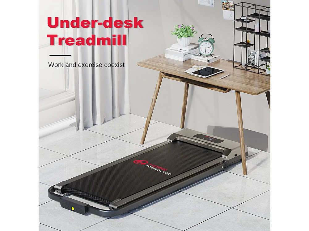 2 po en tapis roulant pliant électrique avec écran LCD Cadre renforcé pour le bureau à domicile