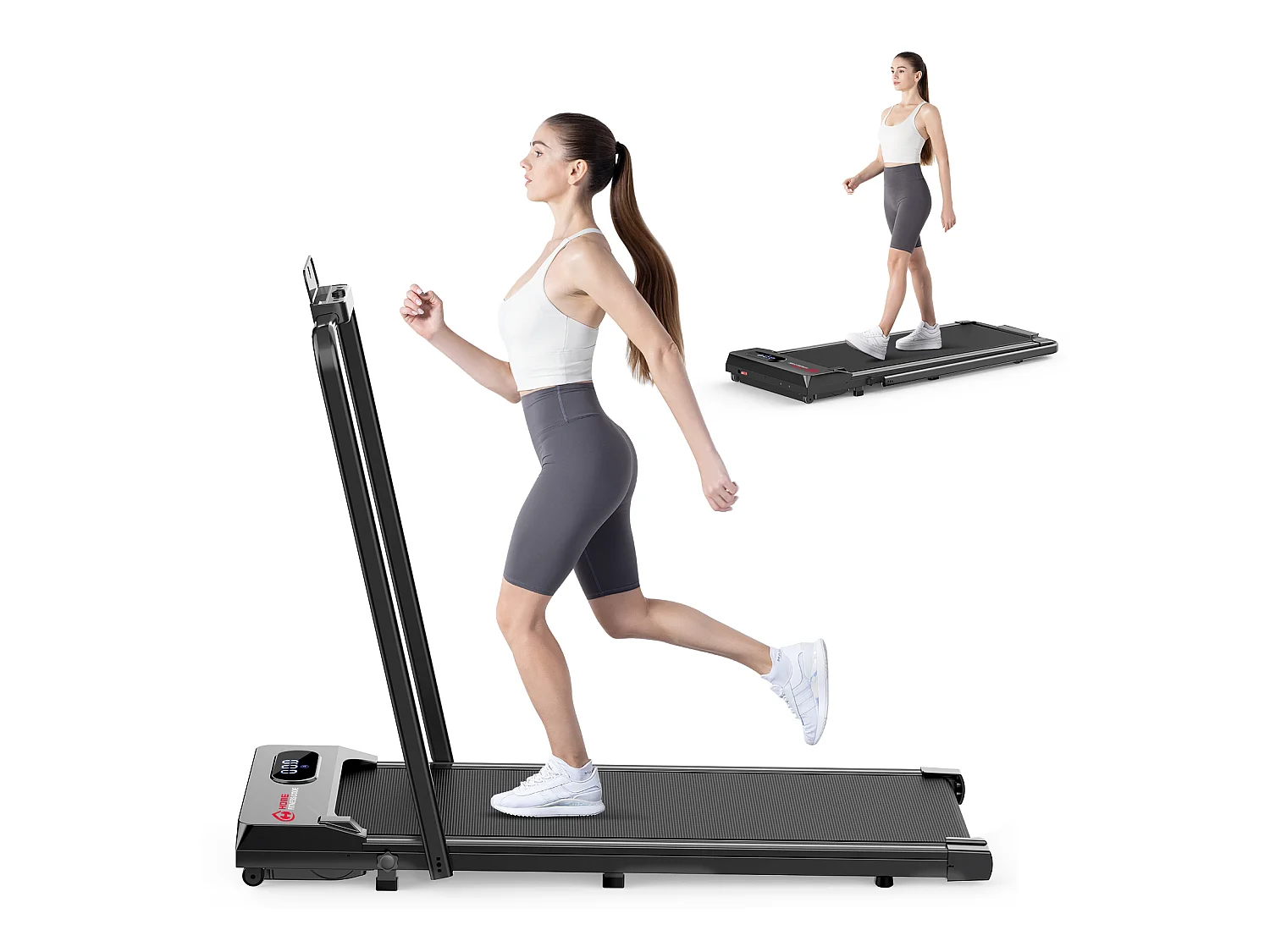 Tapis de course de bureau 1-6KM/H Machine de marche et de jogging pour la maison et le bureau avec option de pliage