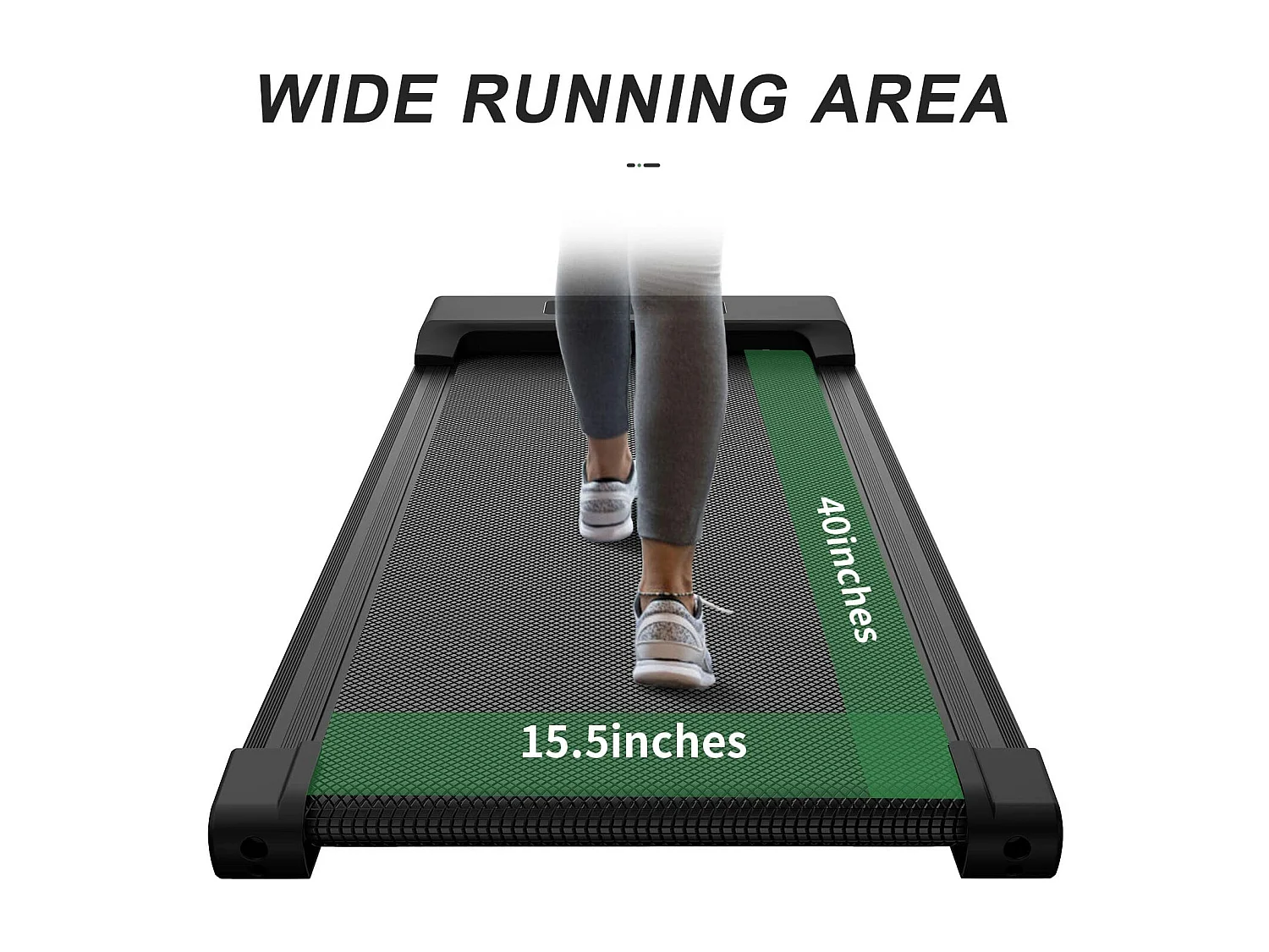 Elektrische loopband met LCD -display voor oefening van het thuiskantoor