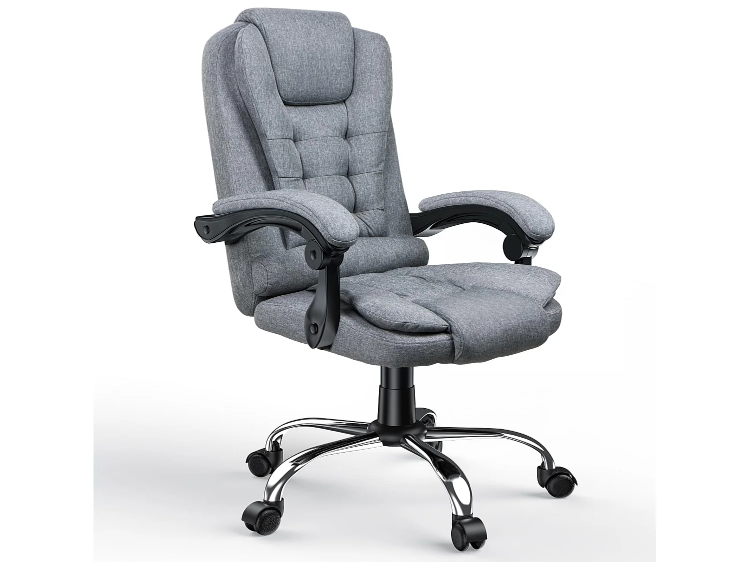 Chaise de bureau de direction avec fonction de basculement robuste pour le travail à domicile