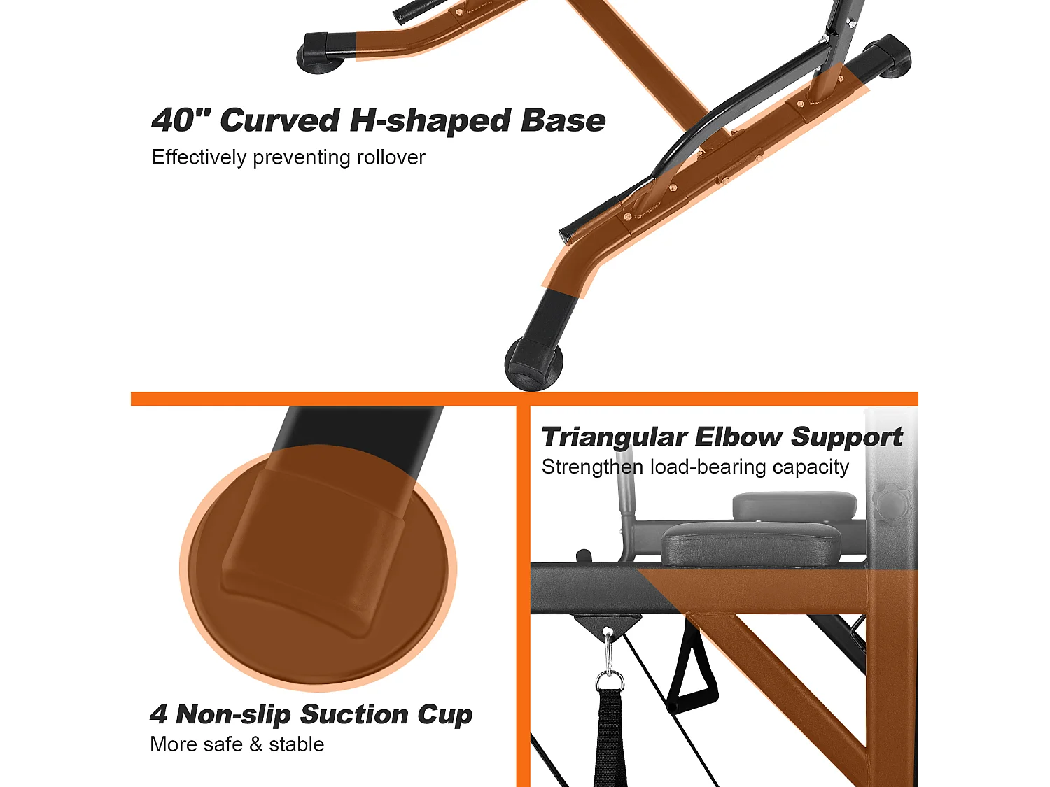 Barre de plage de la station de trempette multi-fonctions avec hauteur réglable