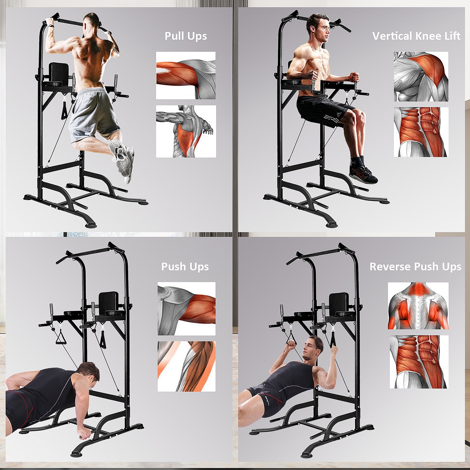 Échelle Suédoise En Bois Avec Barre De Traction - Éspalier Mural Multifonction 240 Cm, Charge 160 Kg - Pour Gym Maison