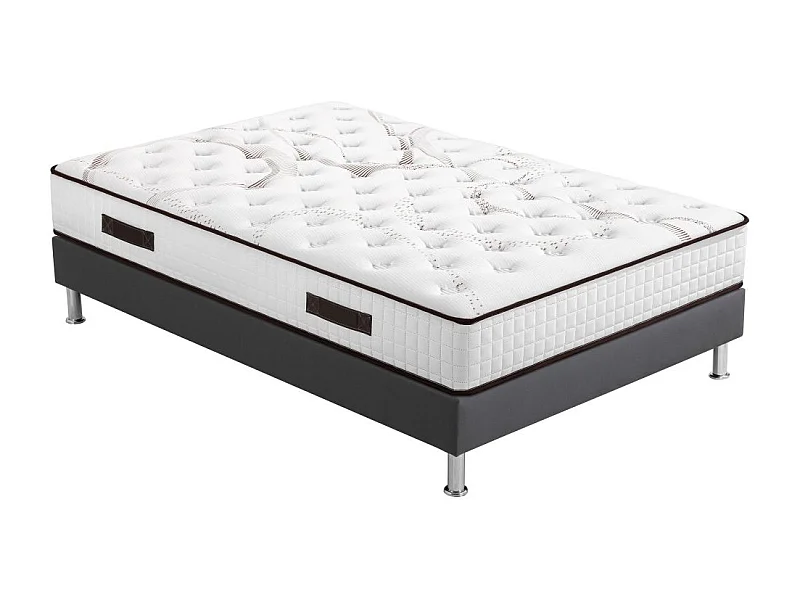 Matelas mousse + Sommier SP18 Volcan 160x200 Myriade - H. 21 cm - Soutien équilibré