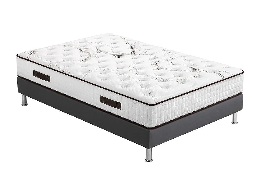 Matelas mousse + Sommier SP18 Volcan 140x190 Myriade - H. 21 cm - Soutien équilibré