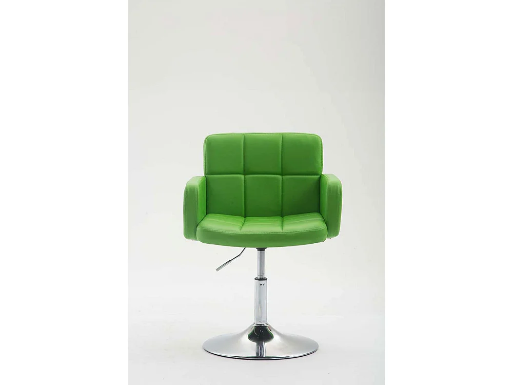 Fauteuil - Similicuir & Métal chromé - Vert - Los Angeles