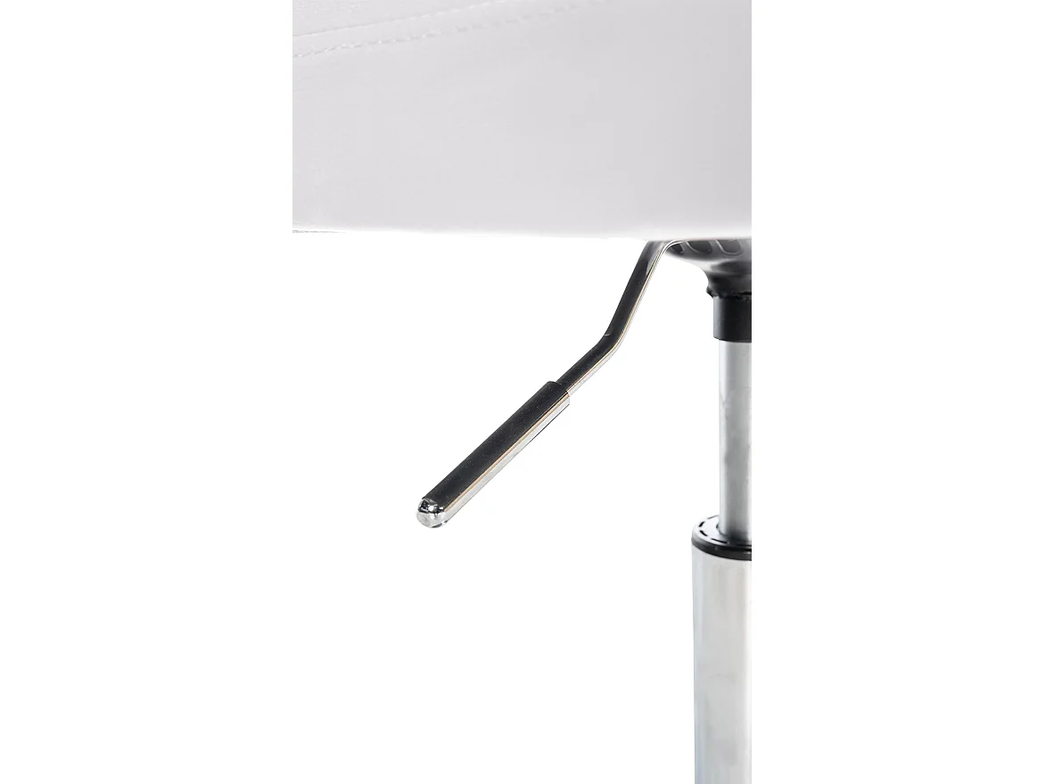 Chaise gondole - Similicuir - Blanc - Palma V2