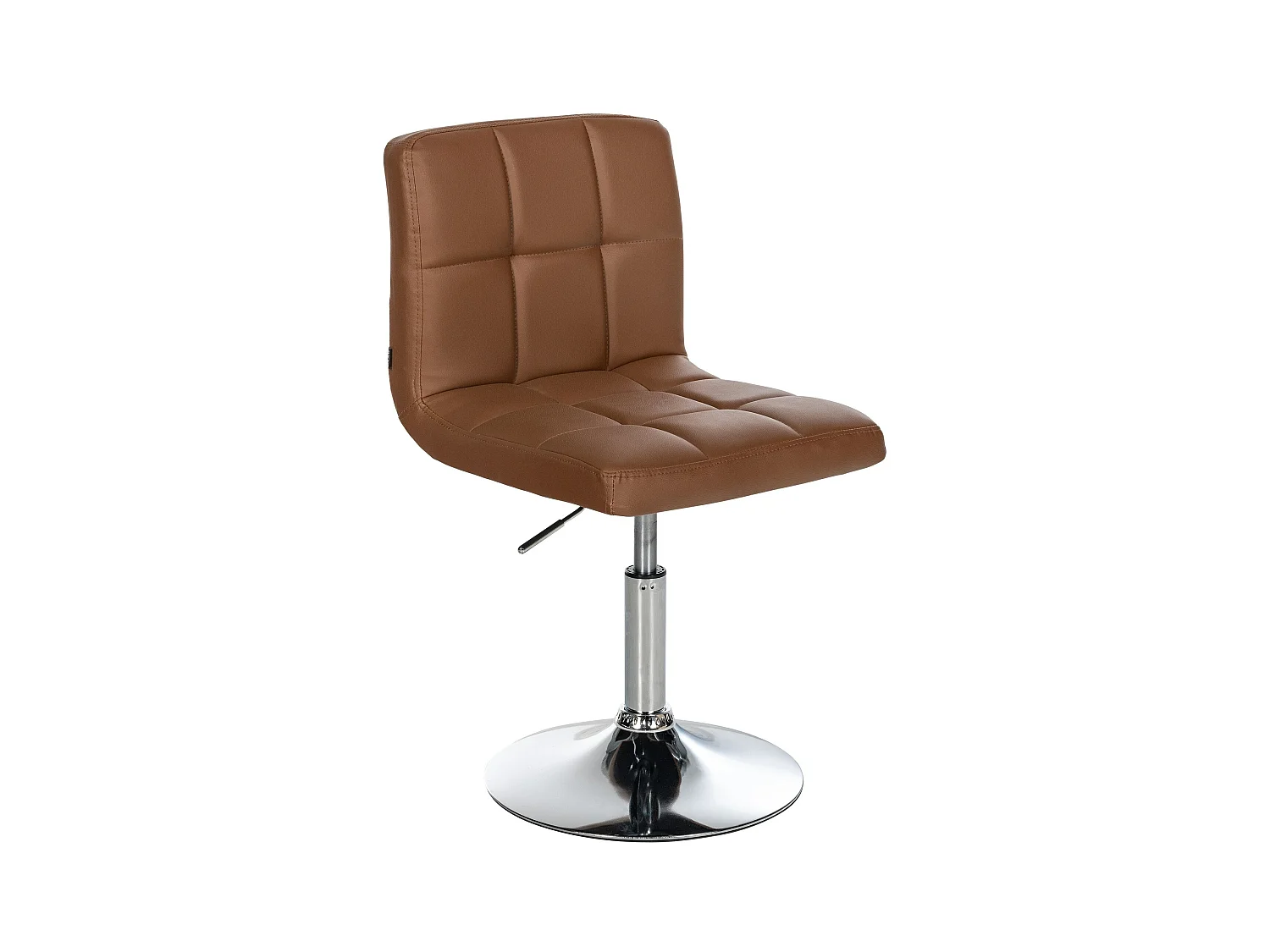 Chaise gondole - Similicuir & Noir - Marron clair - Palma V2