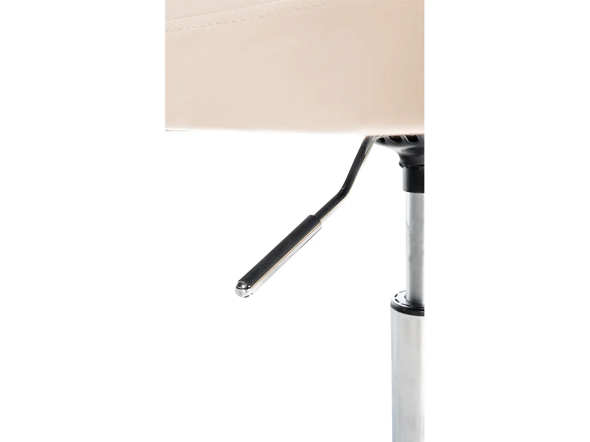 Chaise gondole - Similicuir - Crème - Palma V2