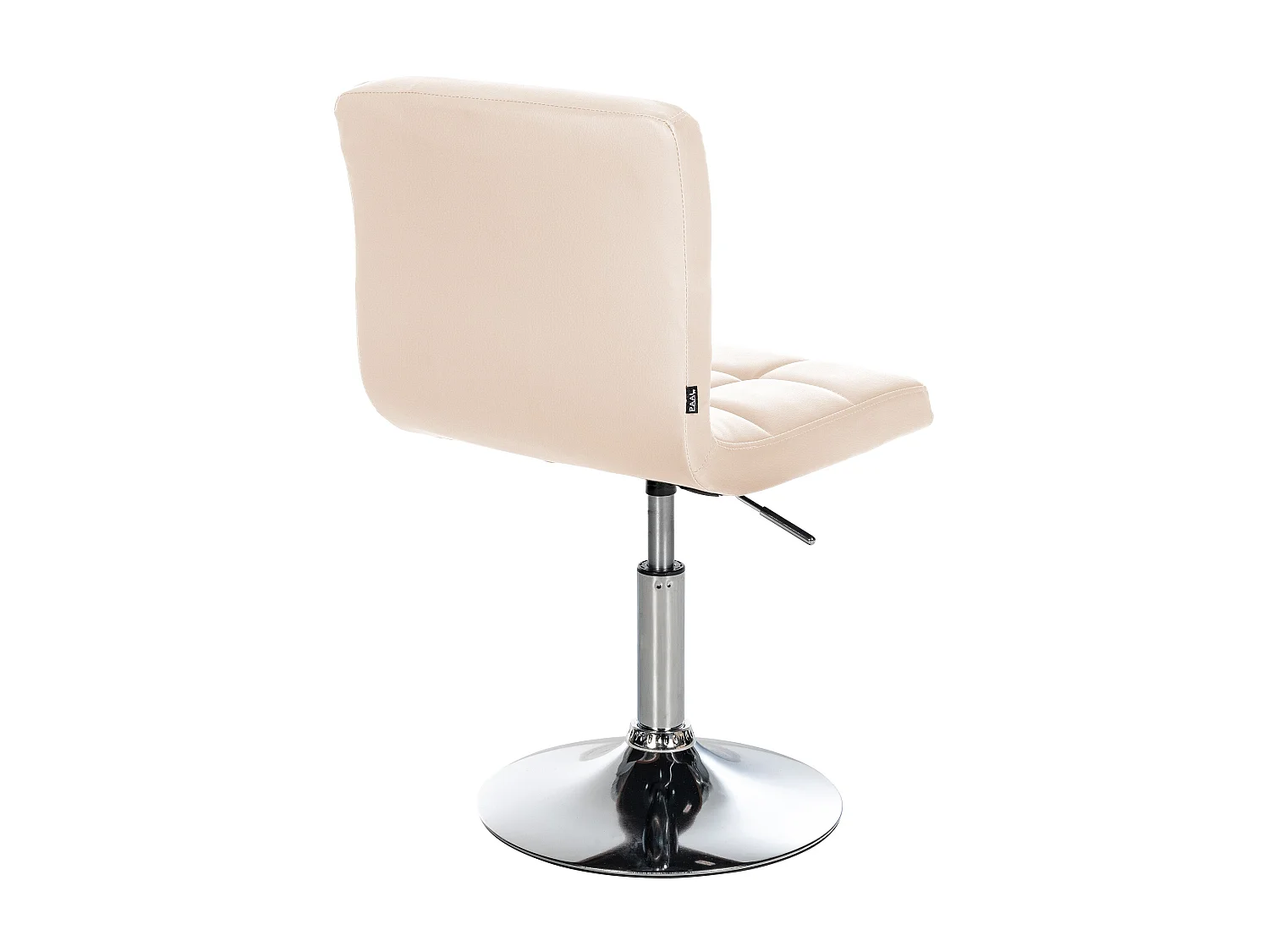 Chaise gondole - Similicuir - Crème - Palma V2