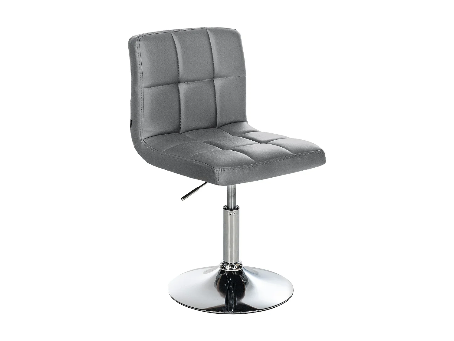 Chaise gondole - Similicuir - Gris - Palma V2