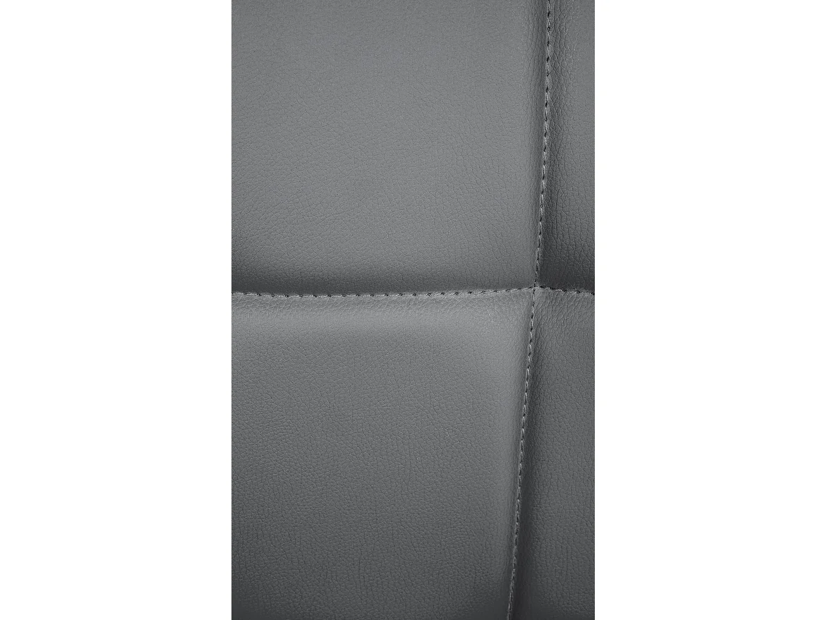 Chaise gondole - Similicuir - Gris - Palma V2