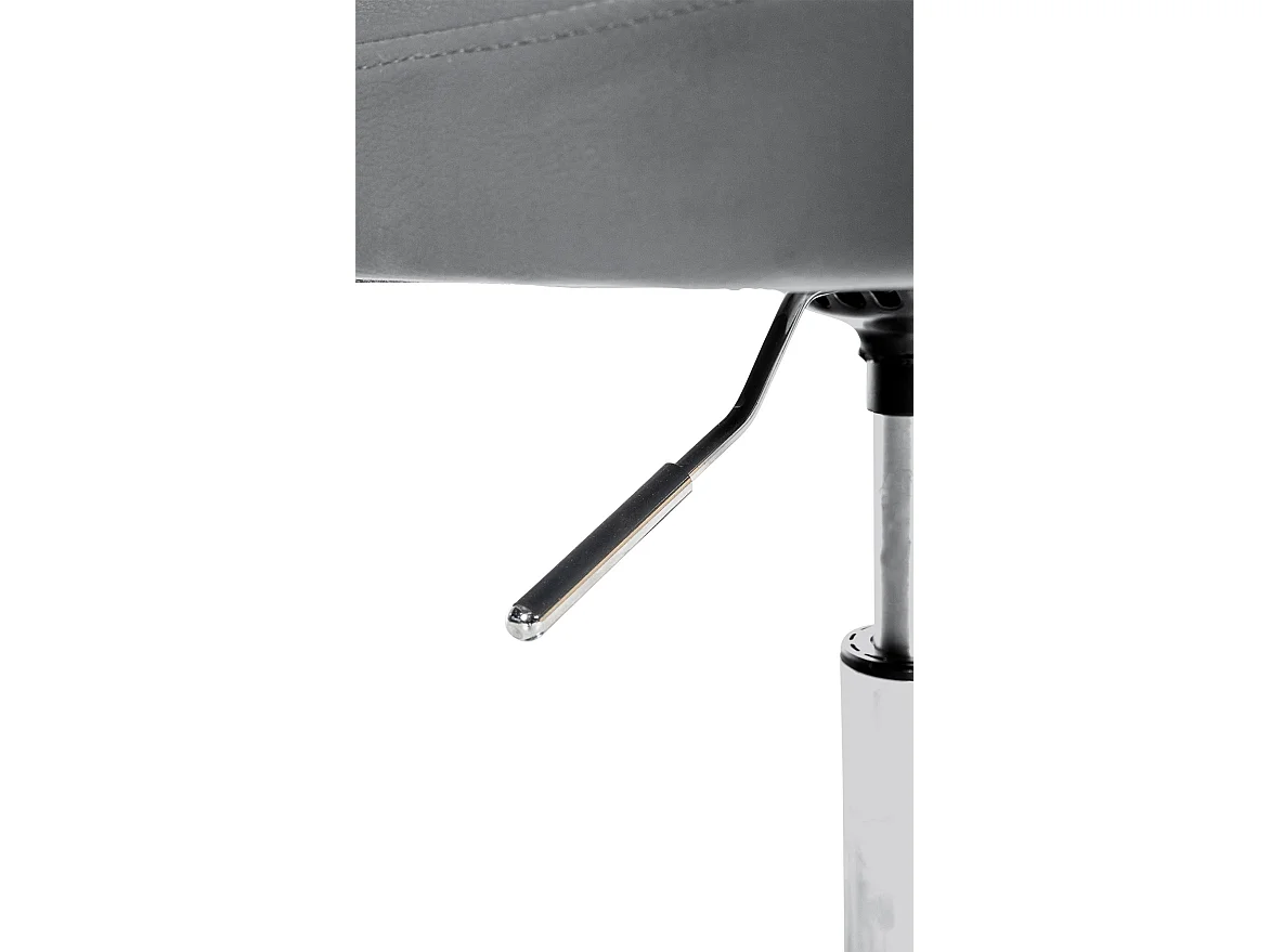 Chaise gondole - Similicuir - Gris - Palma V2