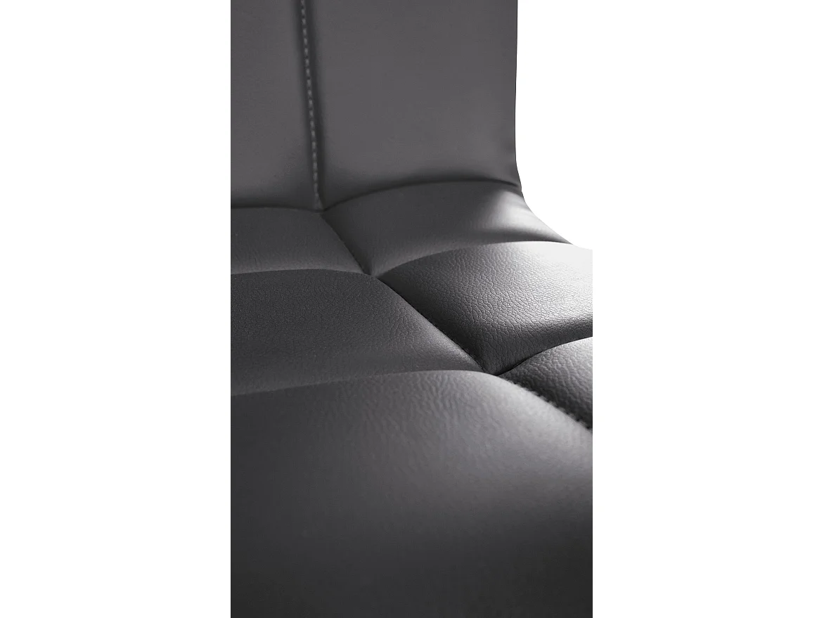 Chaise gondole - Similicuir - Noir - Palma V2