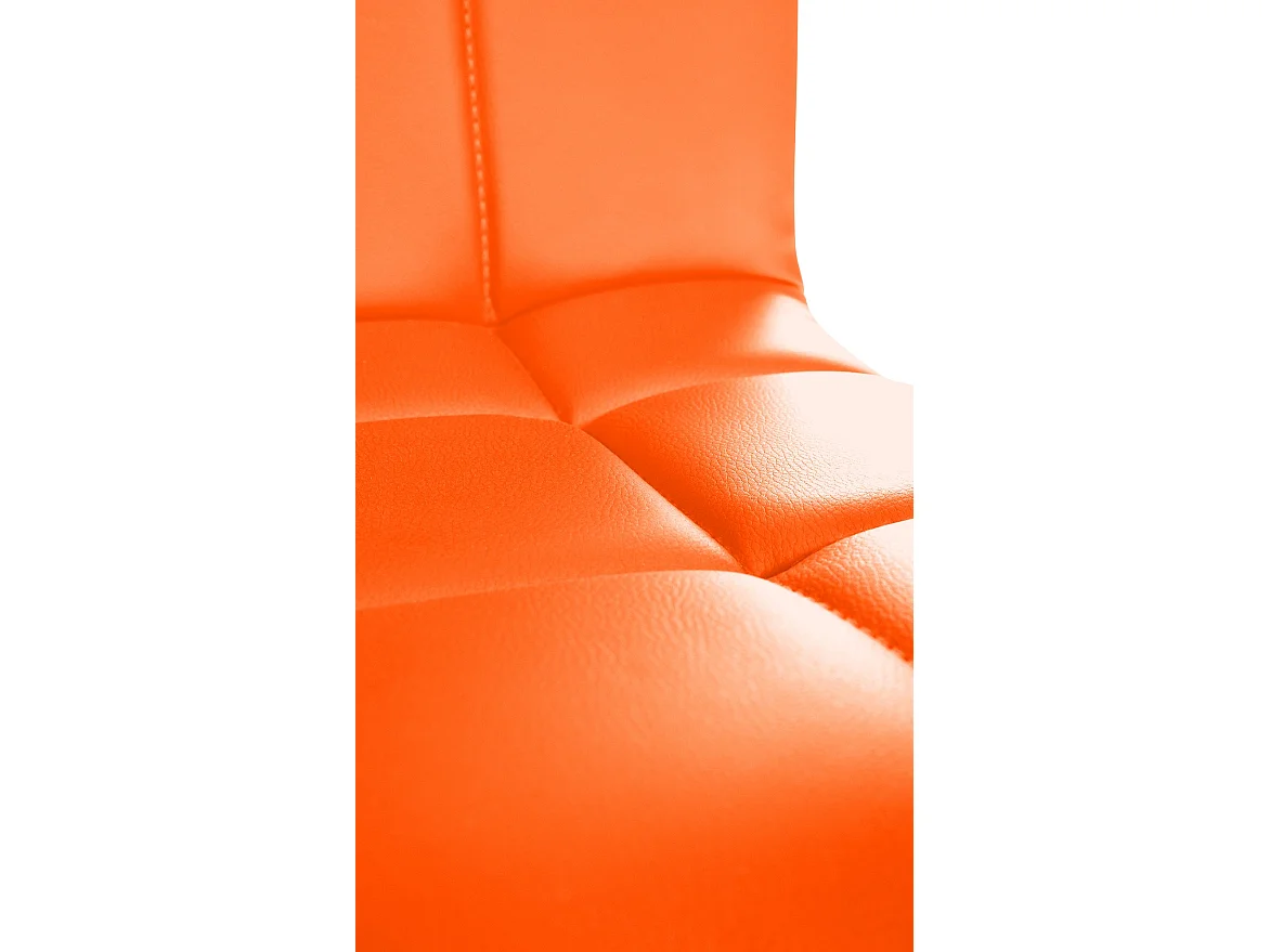 Chaise gondole - Similicuir - Orange - Palma V2