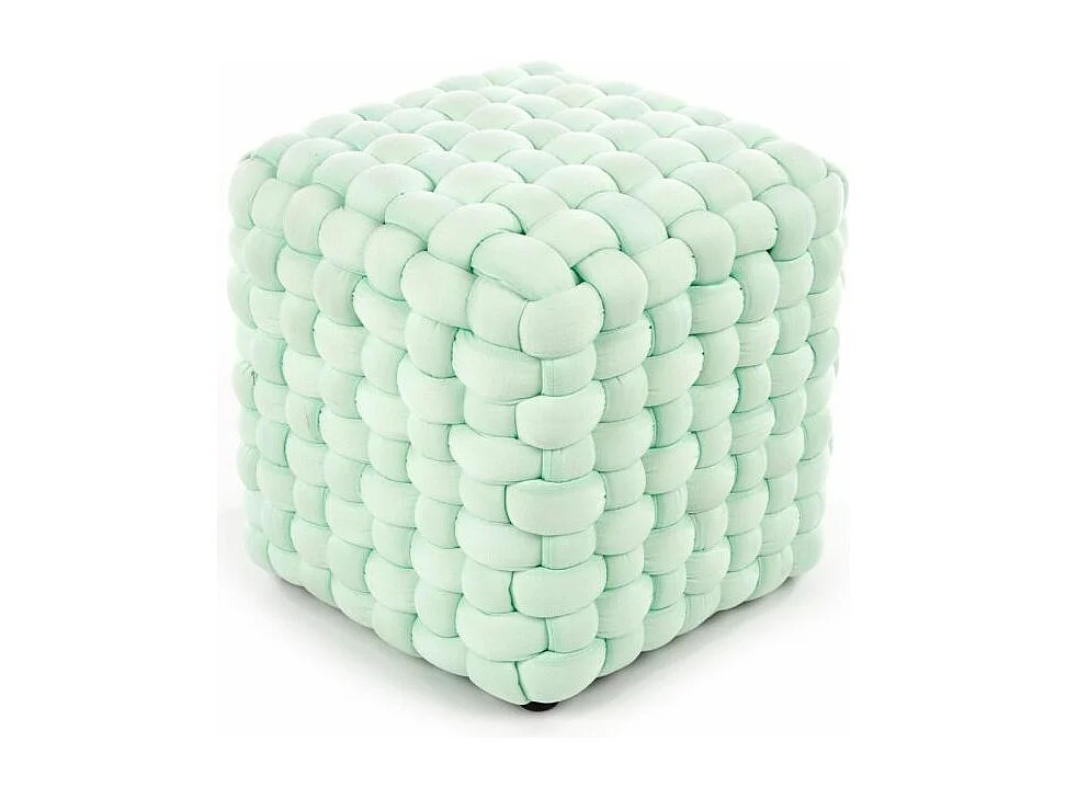 Pufa RUBIK jasnozielona