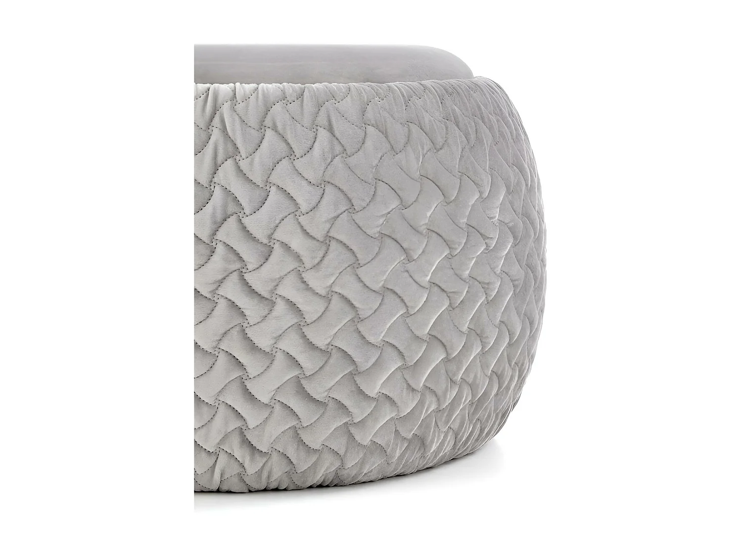 Pouf Bono/Tissu/Gris