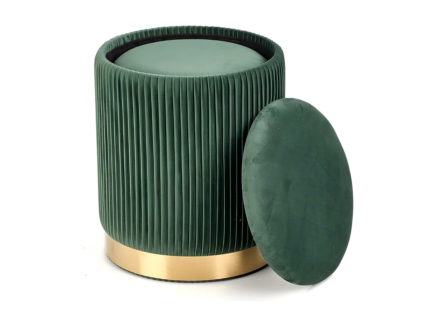 Puff Set Monty/Tessuto/Verde