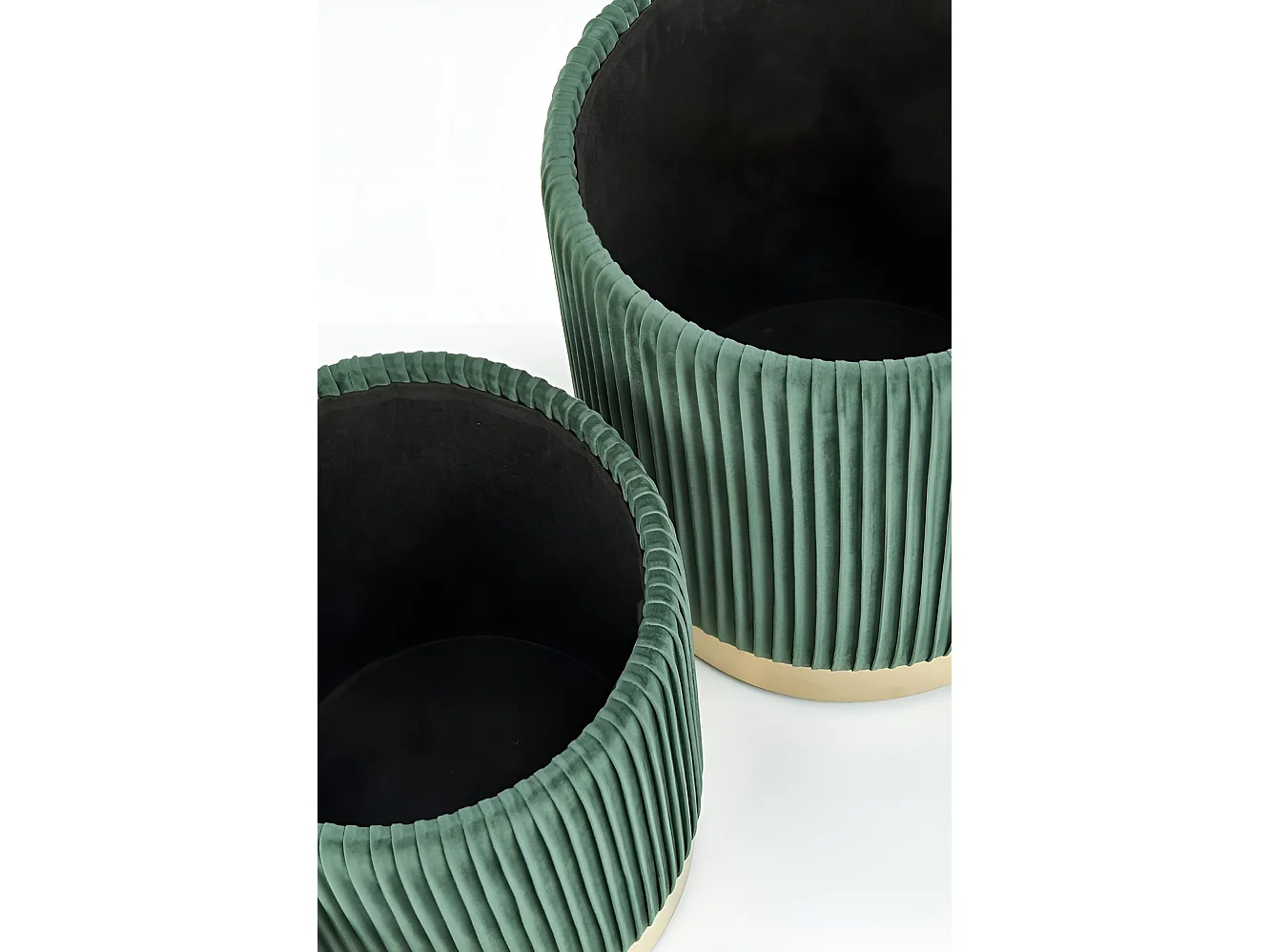 Puff Set Monty/Tessuto/Verde