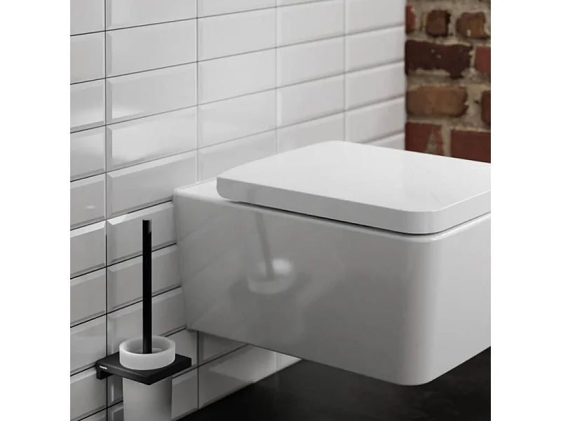 HANSGROHE HANSGROHE escobillero de pared negro mate