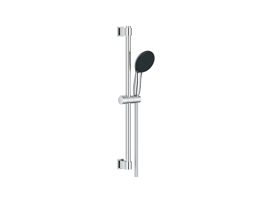Mitigeur douche thermostatique mural Precision Feel + Ensemble de douche 2 jets avec barre Vitalio Start 100 GROHE Chrome