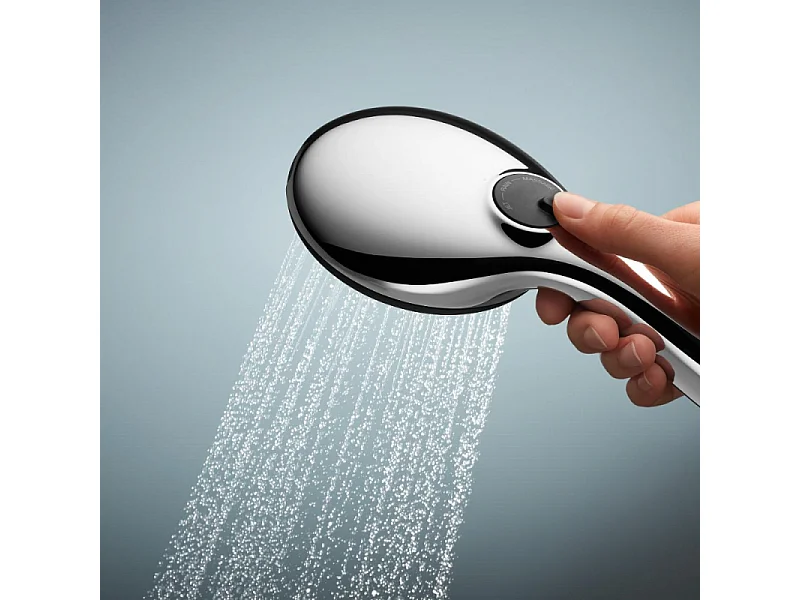 Mitigeur douche thermostatique mural Precision Feel + Ensemble de douche 2 jets avec barre Vitalio Start 100 GROHE Chrome