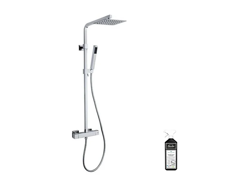 Colonne de douche PAINI Tank + nettoyant Briochin