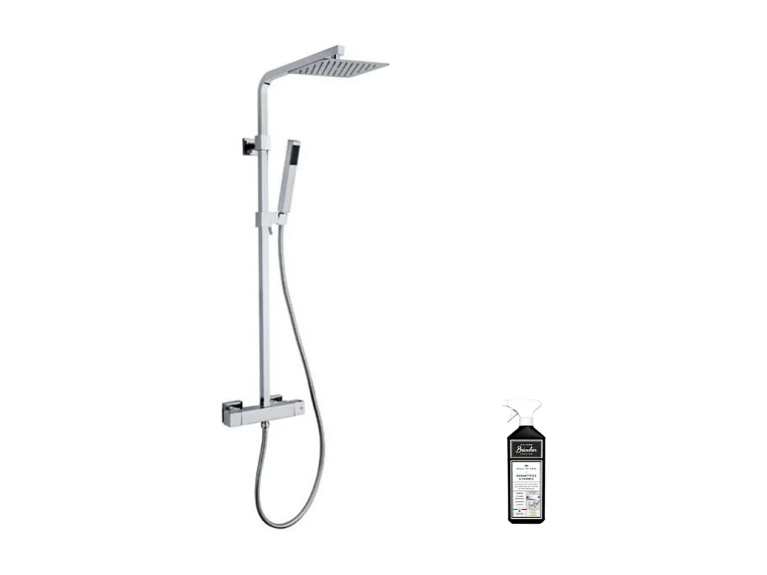 Colonne de douche PAINI Tank + nettoyant Briochin