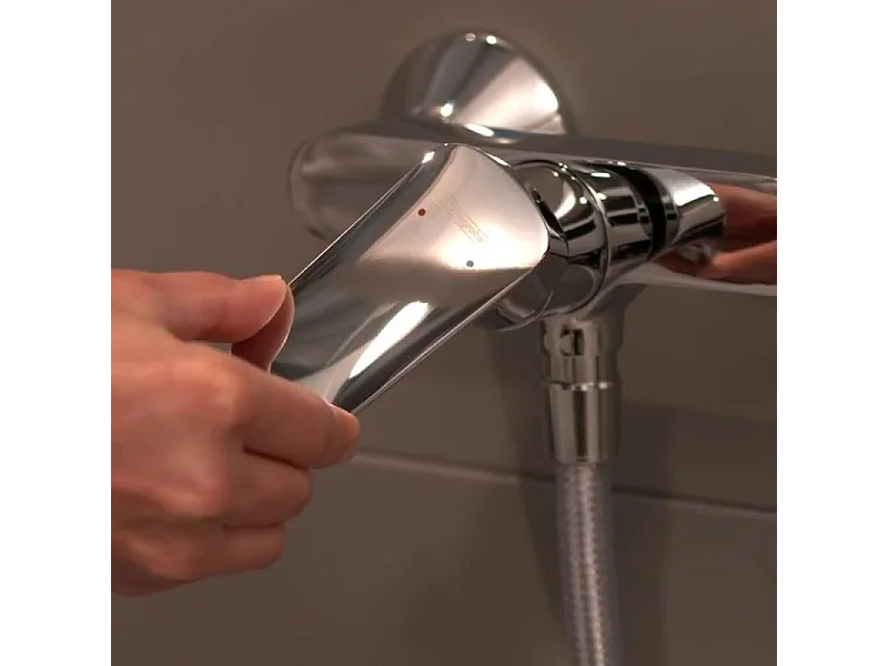 Ensemble douche HANGROHE Croma Vario + Mitigeur mécanique Logis