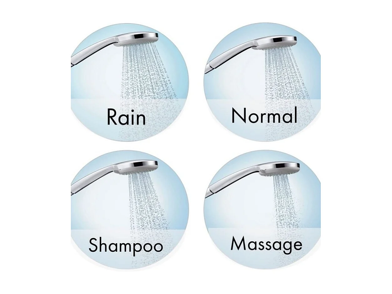 Ensemble douche HANGROHE Croma Vario + Mitigeur mécanique Logis