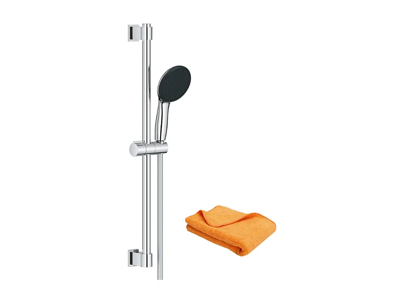 Pommeau de douche GROHE Quickfix Vitalio Start 110 2 jets avec barre + microfibre