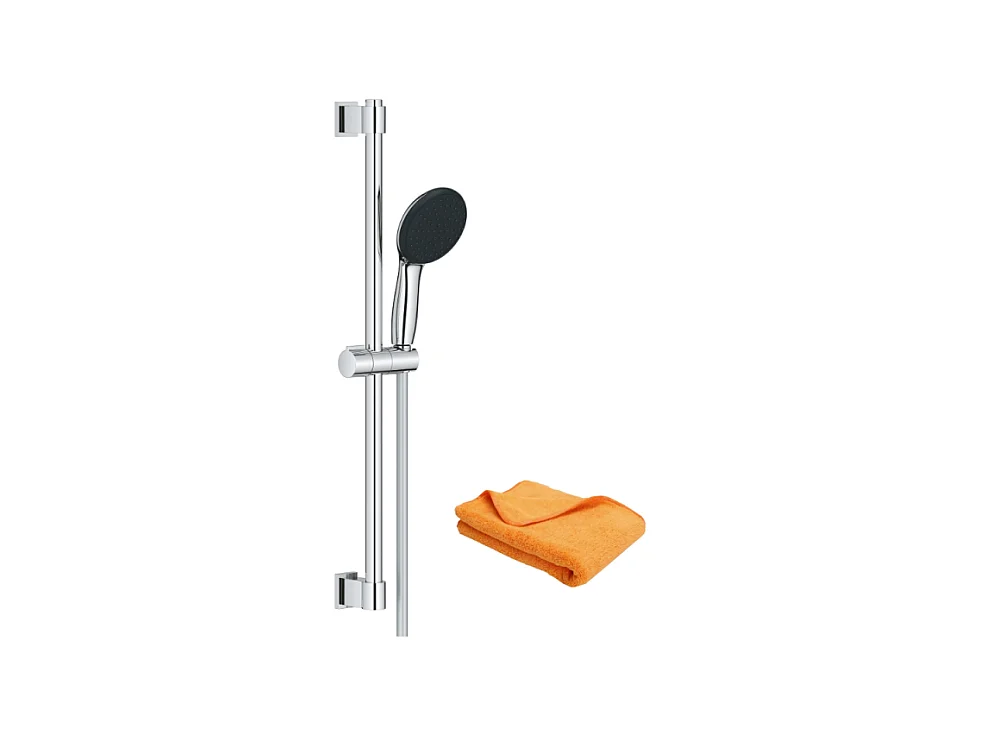 Pommeau de douche GROHE Quickfix Vitalio Start 110 2 jets avec barre + microfibre