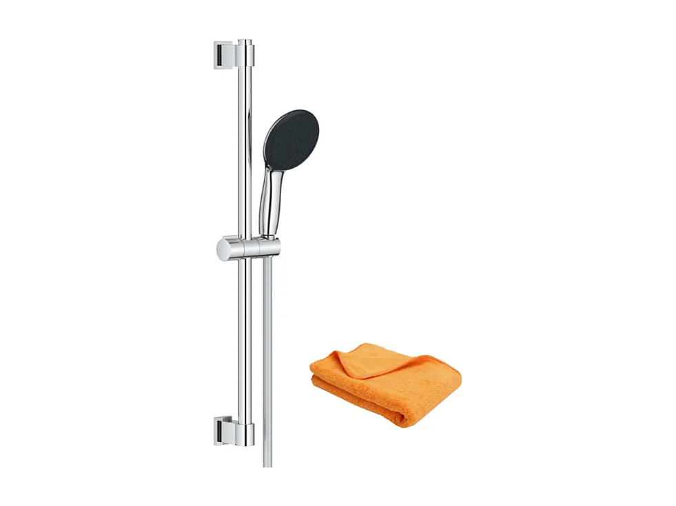 Pommeau de douche GROHE Quickfix Vitalio Start 110 2 jets avec barre + microfibre