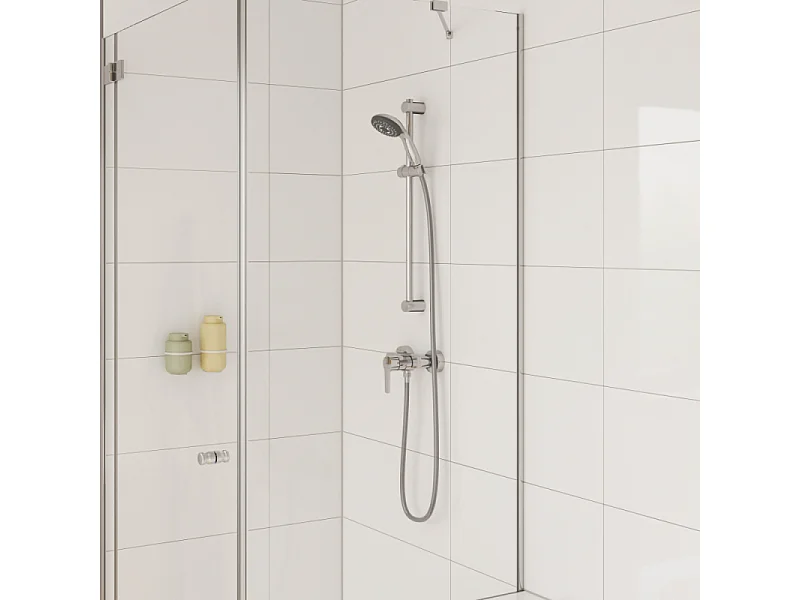Pack mitigeur de douche Grohe Start 2021 avec ensemble de douche 2 jets GROHE chromé