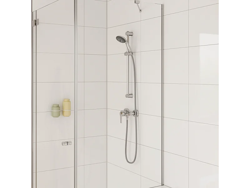 Pack mitigeur de douche Grohe Start 2021 avec ensemble de douche 2 jets GROHE chromé