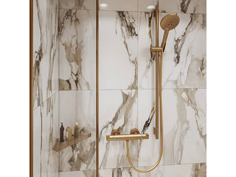 Tablette d'angle HANSGROHE AddStoris bronze brossé