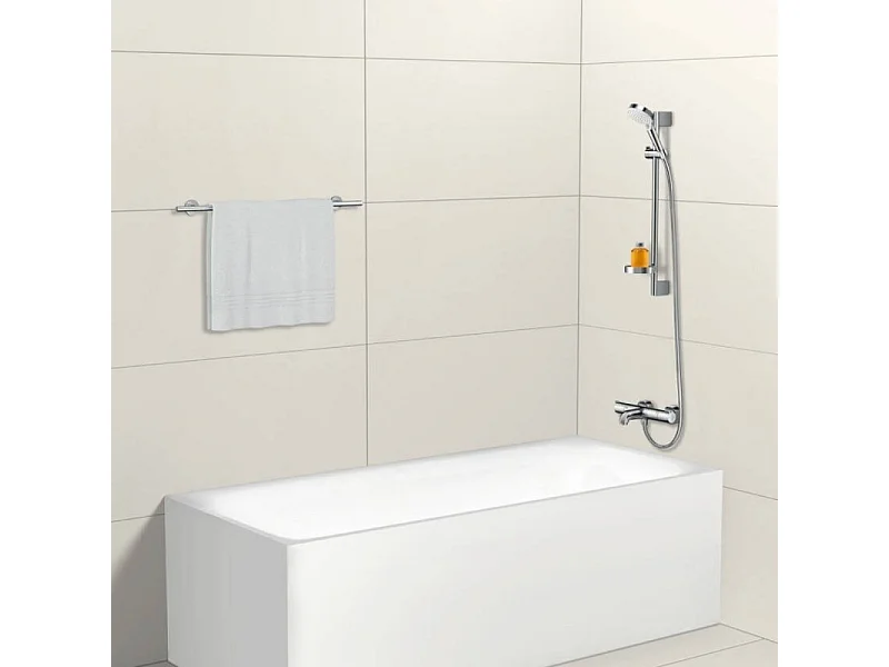 Mitigeur bain douche thermostatique HANSGROHE Ecostat 1001 CL chromé + nettoyant Briochin