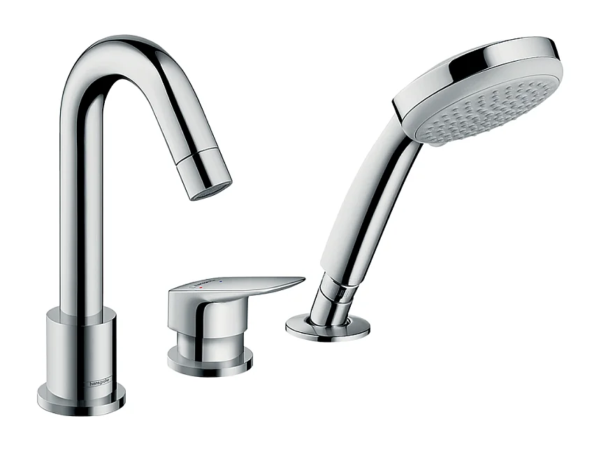 Mitigeur bain douche 3 trous HANSGROHE Logis chromé