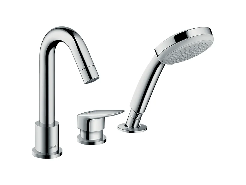 Mitigeur bain douche 3 trous HANSGROHE Logis chromé